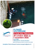 Plongée souterraine, le stage régional