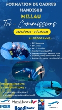 Stage EH1 Tri Commissions Apnée - TSC - Scaphandre + GH - AH - APH - AFH Scaphandre le 28 février et 1 mars 2026 à Millau