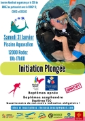 Initiation aux activités subaquatiques Apnée , TSC et scaphandre à la piscine Aquavallon de Rodez pour pratiquants en situation de Handicap . 