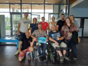 Baptêmes de plongée handisub organisé par les compagnons de Neptune en partenariat avec le club de natation section handi de Cahors