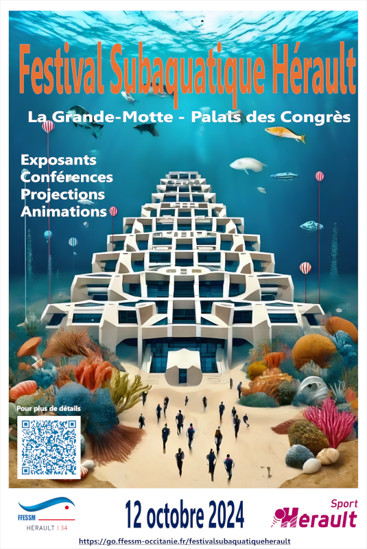 Affiche Festival Subaquatique Hérault