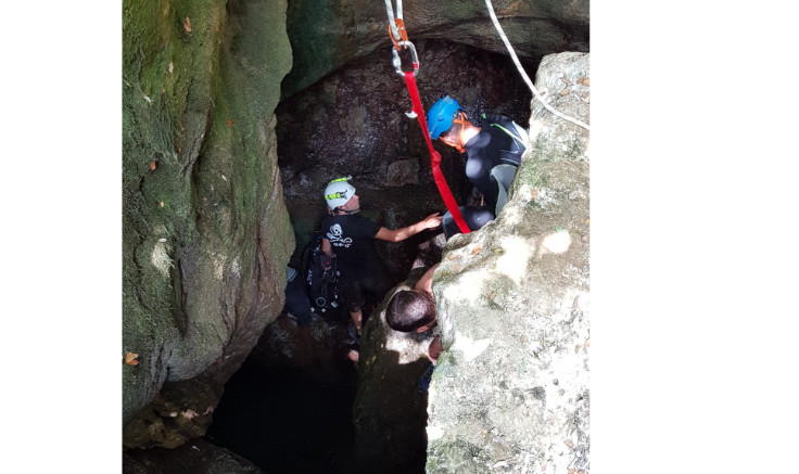 Stage découverte de la plongée souterraine CODEP12