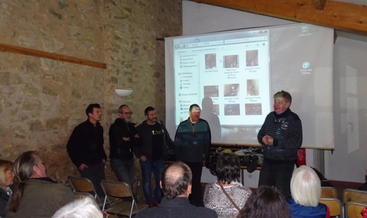 Conférence sur les rivières souterraines des Corbières à Soulatgé