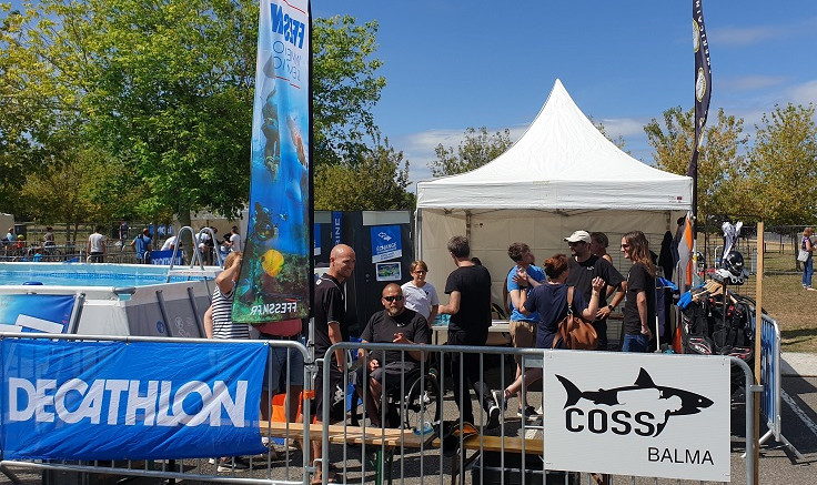 L&#039;équipe du COSS à Decathlon pour Vitalsport