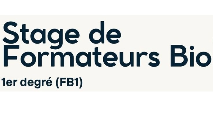 Formation Formateur Bio 1er degré